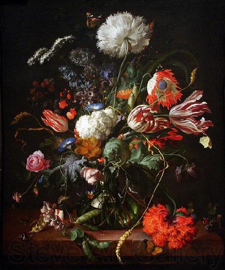 HEEM, Jan Davidsz. de Jan Davidsz de Heem Vase of Flowers France oil painting art